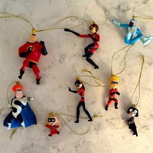 Disney Incredibles storybook ornament set